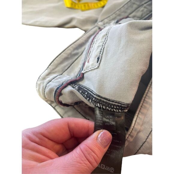 Anthropologie The Wanderer Womens Gray Light Washed Cargo Pants Size 30 - Picture 15 of 16